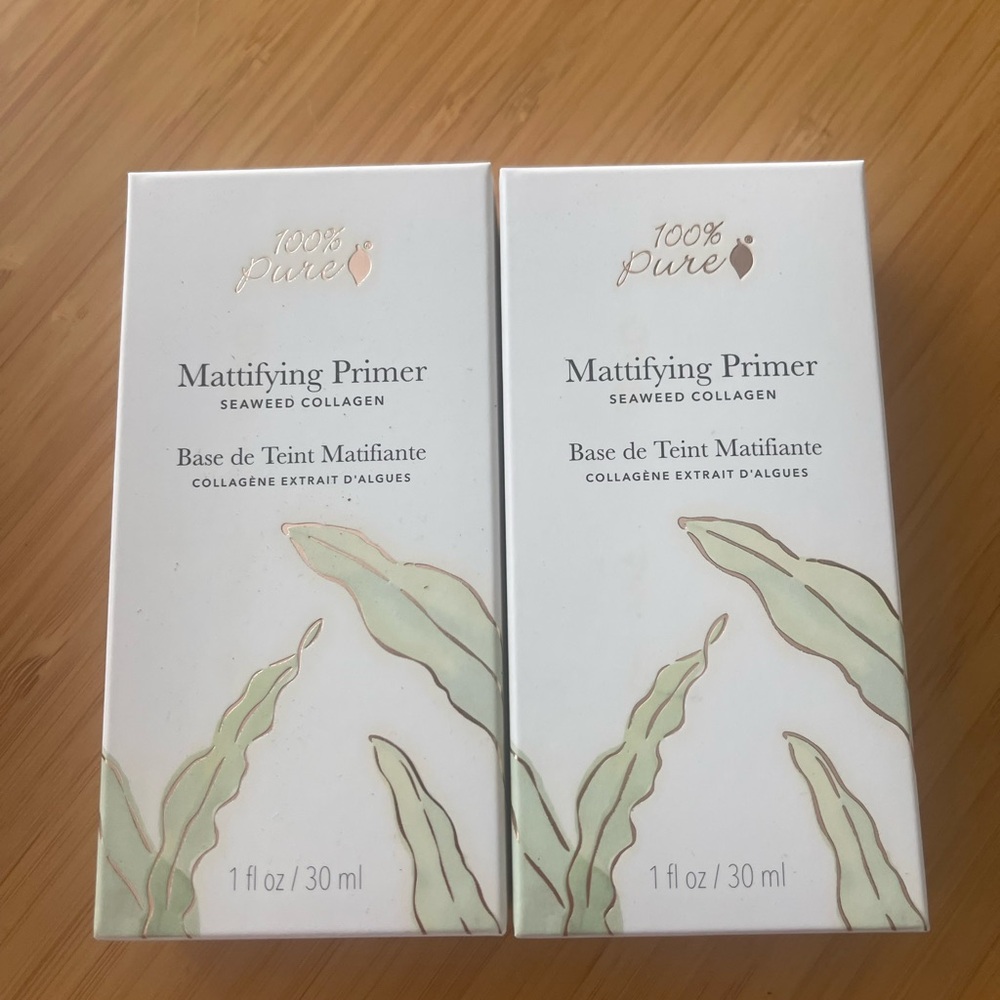 100% pure mattifying primer pack of 2